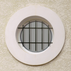 Grille Oeil de Boeuf en fer forgé Clémentine