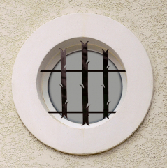 Grille Oeil de Boeuf en fer forgé Elisa