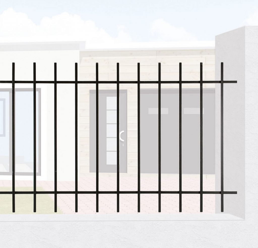 Clôture En Fer Forgé échelle HO - Hauteur 6 Pieds, 5 Pièces De Plus De 25 Pouces - Pour Modélisme Ferroviaire