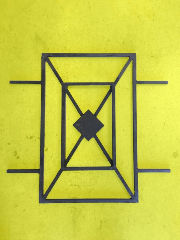 Grille de fenêtre en fer forgé Économique