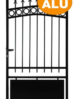 Portillon en Aluminium Modèle 2 Noir Gamme Eco