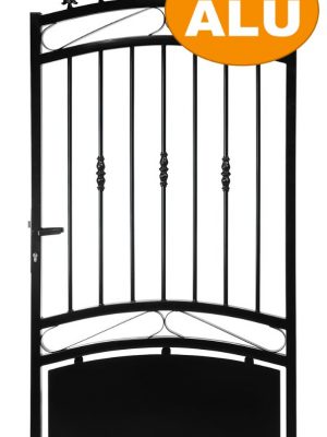 Portillon en Aluminium Modèle 4 Noir Gamme Eco