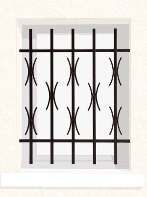 Grille de fenêtre en fer forgé Anthony