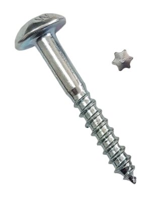 Vis Bois 7x50mm avec élément anti-intrusion Tx40