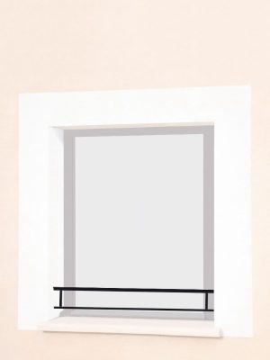 Barre d'appui de fenêtre en fer forgé Alice