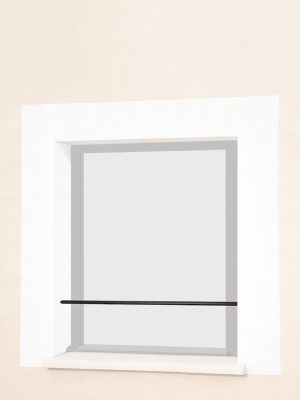 Barre d'appui de fenêtre en fer forgé Axel