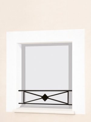 Barre d'appui de fenêtre en fer forgé Chloé