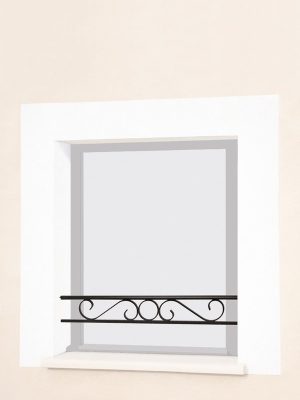 Barre d'appui de fenêtre en fer forgé Dany