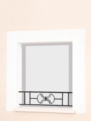 Barre d'appui de fenêtre en fer forgé Natanel