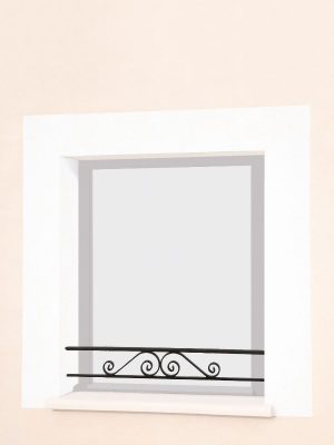 Barre d'appui de fenêtre en fer forgé Normand