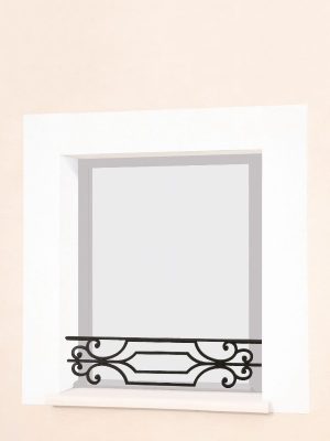 Barre d'appui de fenêtre en fer forgé Paris