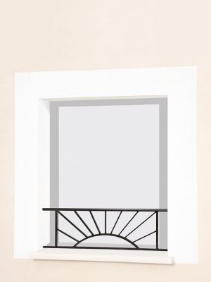 Barre d'appui de fenêtre en fer forgé Sam