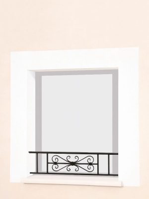 Barre d'appui de fenêtre en fer forgé Stéphane