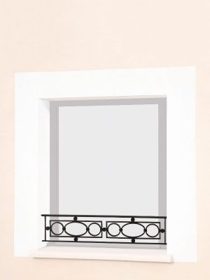 Barre d'appui de fenêtre en fer forgé Tony