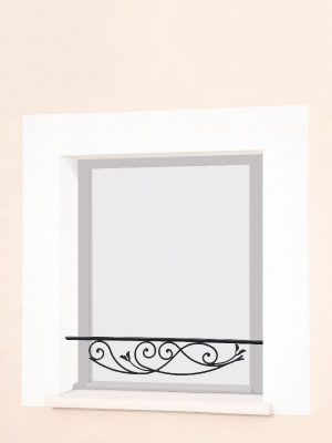 Barre d'appui de fenêtre en fer forgé Véronique