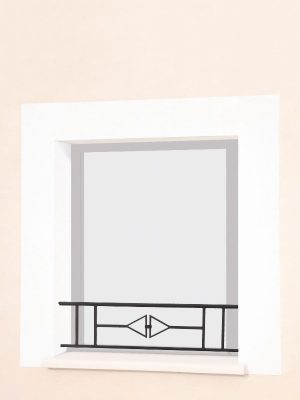 Barre d'appui de fenêtre en fer forgé Vicky