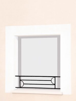 Barre d'appui de fenêtre en fer forgé Virginie