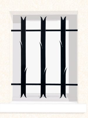 Grille de fenêtre en fer forgé Elisa