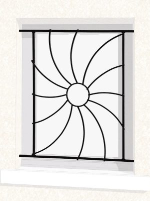 Grille de fenêtre en fer forgé Odelia