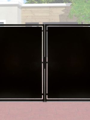 Portail en fer forgé ouvrant Océane