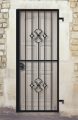 Grille ouvrante en fer forgé Natanel 1 vantail