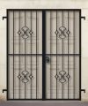 Grille ouvrante en fer forgé Natanel 2 vantaux