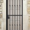 Grille ouvrante en fer forgé Vincent 1 vantail